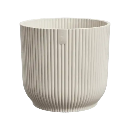 Elho Vibes fold round 30 linnen wit - afbeelding 1