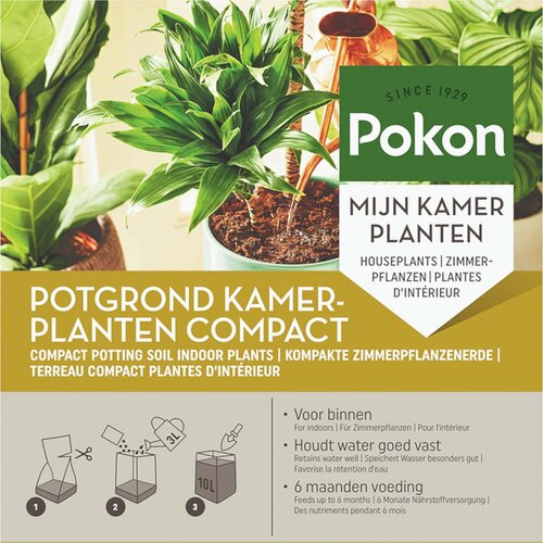 Pokon potgrond kamerplanten compact 10 liter