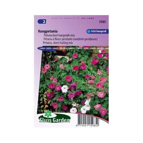 Petunia Hybride Pendula zaden Choice Mix hangpetunia