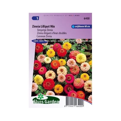 Zinnia Elegans zaden Zinnia Lilliput mix