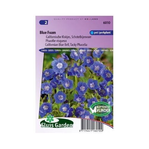 Phacelia Viscida comp. zaden Blue Foam droombijenvoer