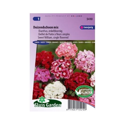 Dianthus Barbatus zaden Duizendschoon Enkel