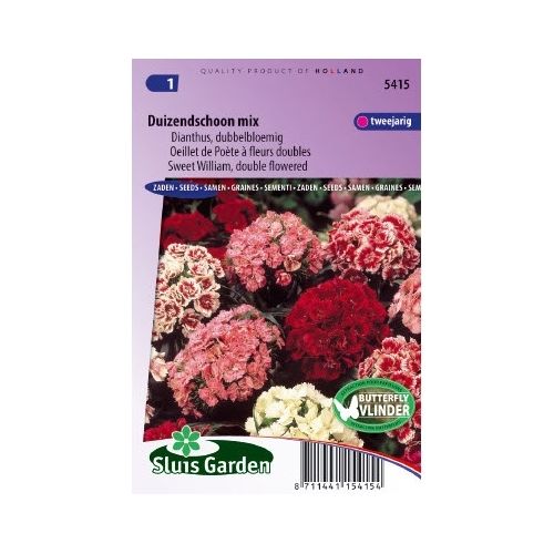 Dianthus Barbatus zaden Duizendschoon dubbel