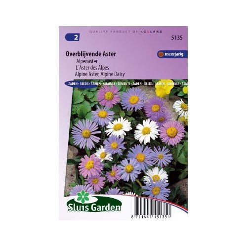 Aster Alpinus zaden Alpenaster Mix