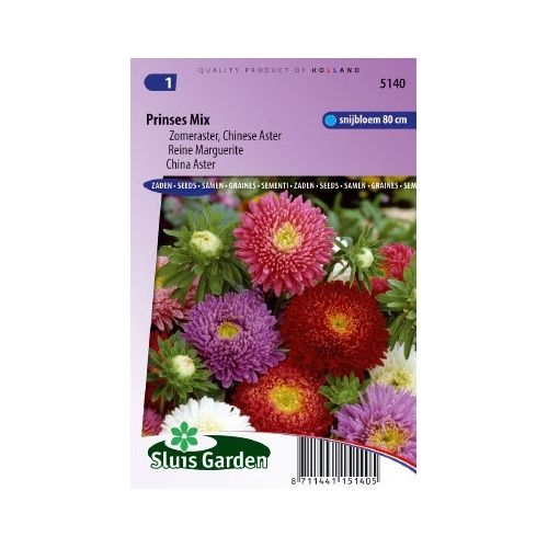 Callistephus Chinensis zaden Prinses Aster mix