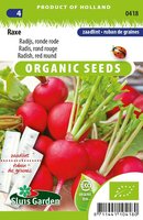 Radijs ronde rode Raxe BIO zaadlint online bestellen