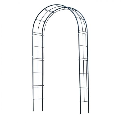 Nature rozenboog metaal zwart 229 cm - afbeelding 1