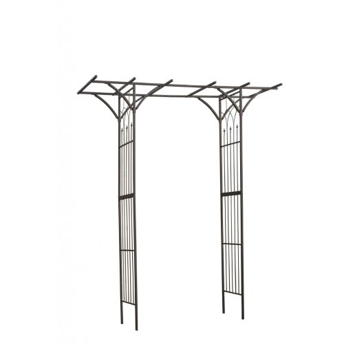 Nature rozenboog metaal zwart 232 cm - afbeelding 1