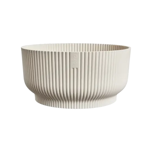 Elho Vibes fold schaal 25 linnen wit - afbeelding 1