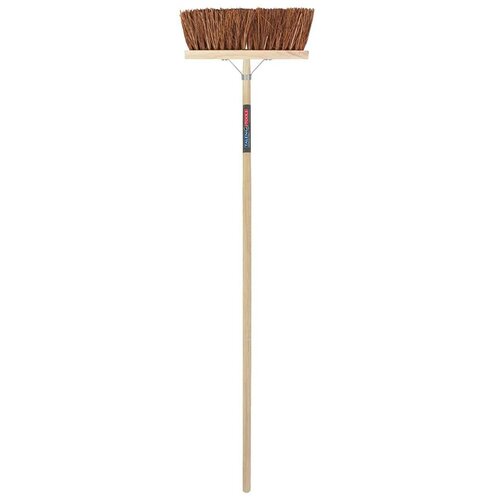 Talen tools bezem 37 cm bruin met steel - afbeelding 2