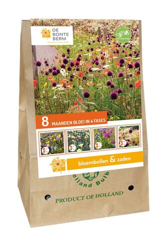 Tas Bonte berm 75 bollen en zaden
