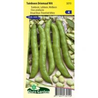Tuinboon zaden Driemaal Wit 180 gram