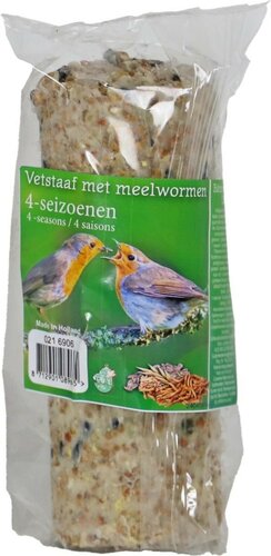 Gebr. de boon Vetstaaf met meelwormen 350g