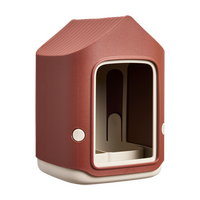 Elho voedersilo cosy 18 cm toscaans rood - afbeelding 2