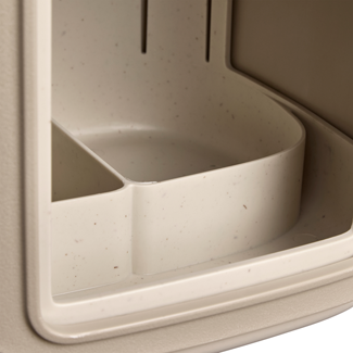 Voedersilo cosy 18 cm beige - afbeelding 3