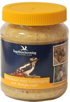 Vogelbescherming pindakaas met stukjes noot