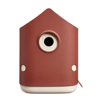 Vogelhuis cosy 18 cm toscaans rood