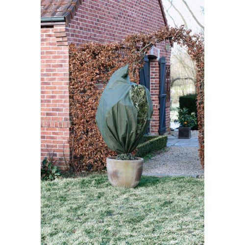 Winterafdekhoes met rits H 3 meter D 250 cm groen