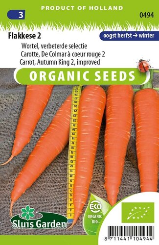 Wortel Flakkese 2 verbeterde selectie BIO zaden